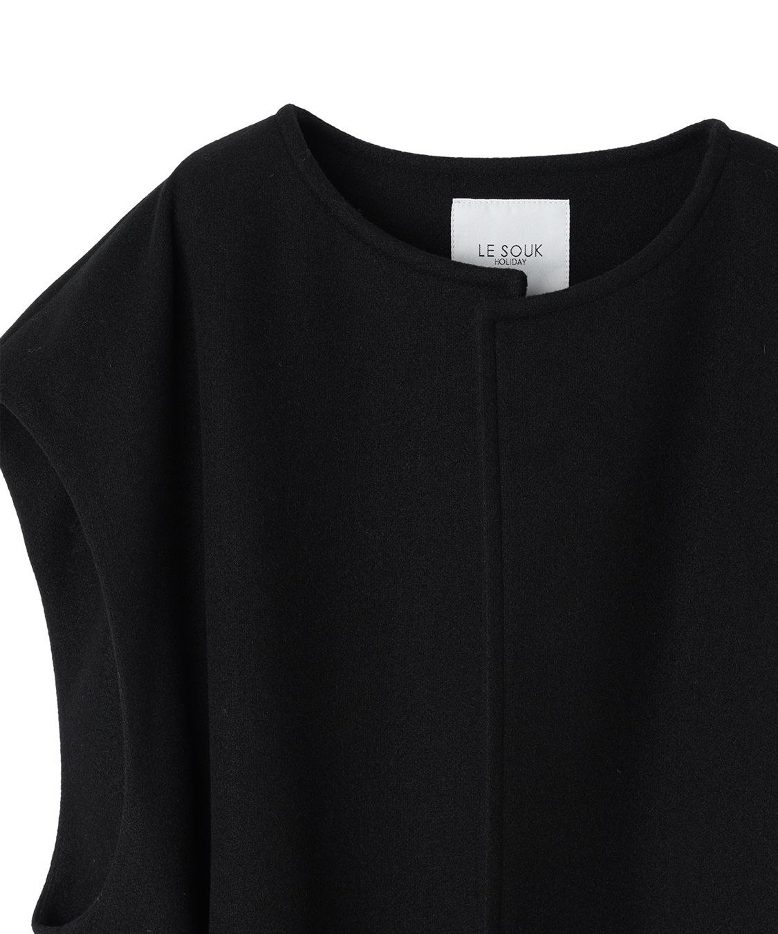 LE SOUK HOLIDAY フェイクウールジレ_sub_24