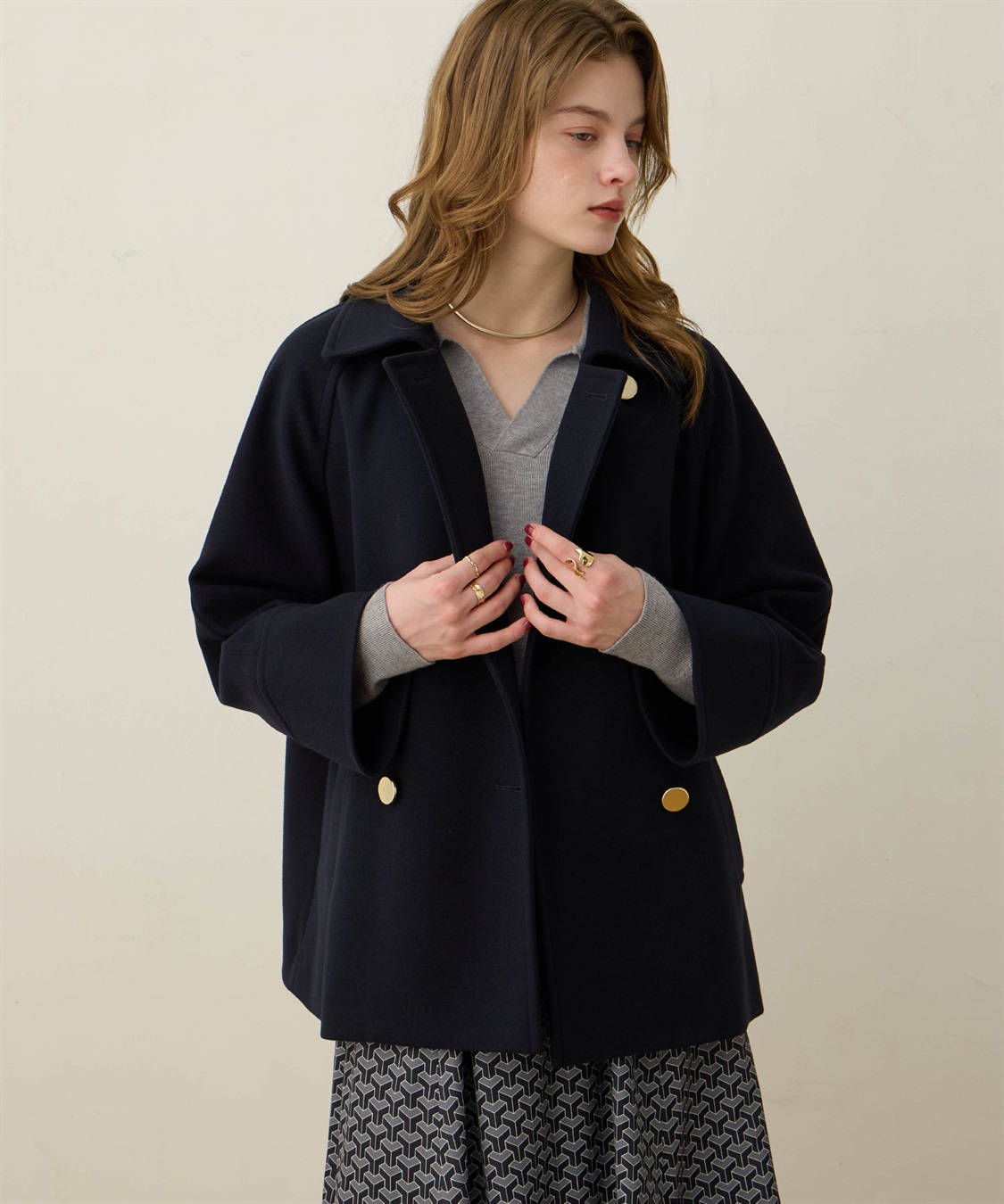 LE SOUK HOLIDAY スタンドショートコート_sub_3