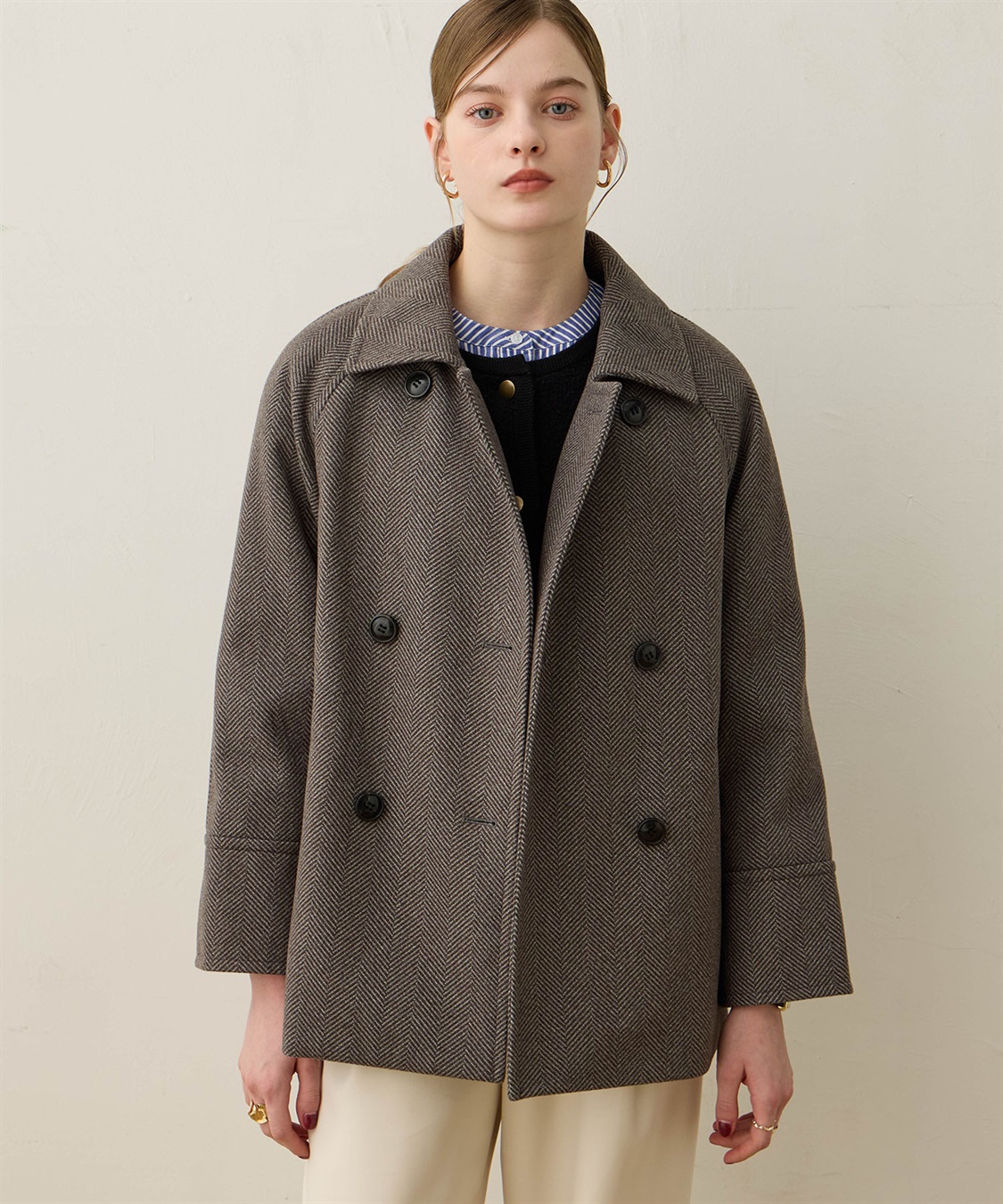 LE SOUK HOLIDAY スタンドショートコート_sub_8