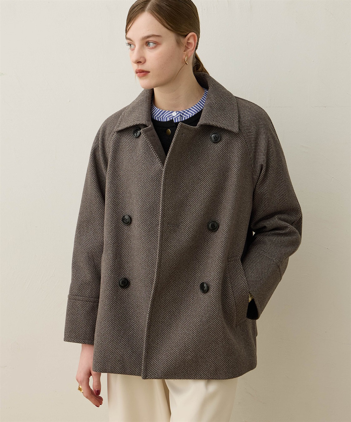 LE SOUK HOLIDAY スタンドショートコート_sub_9