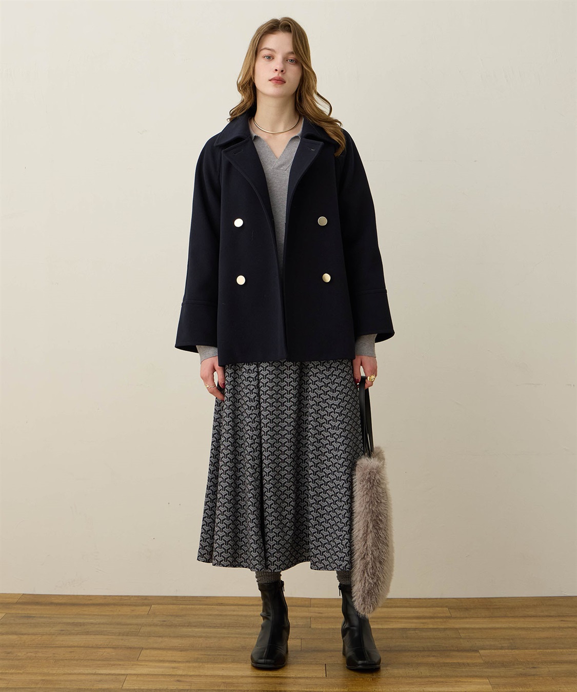 LE SOUK HOLIDAY スタンドショートコート_sub_15