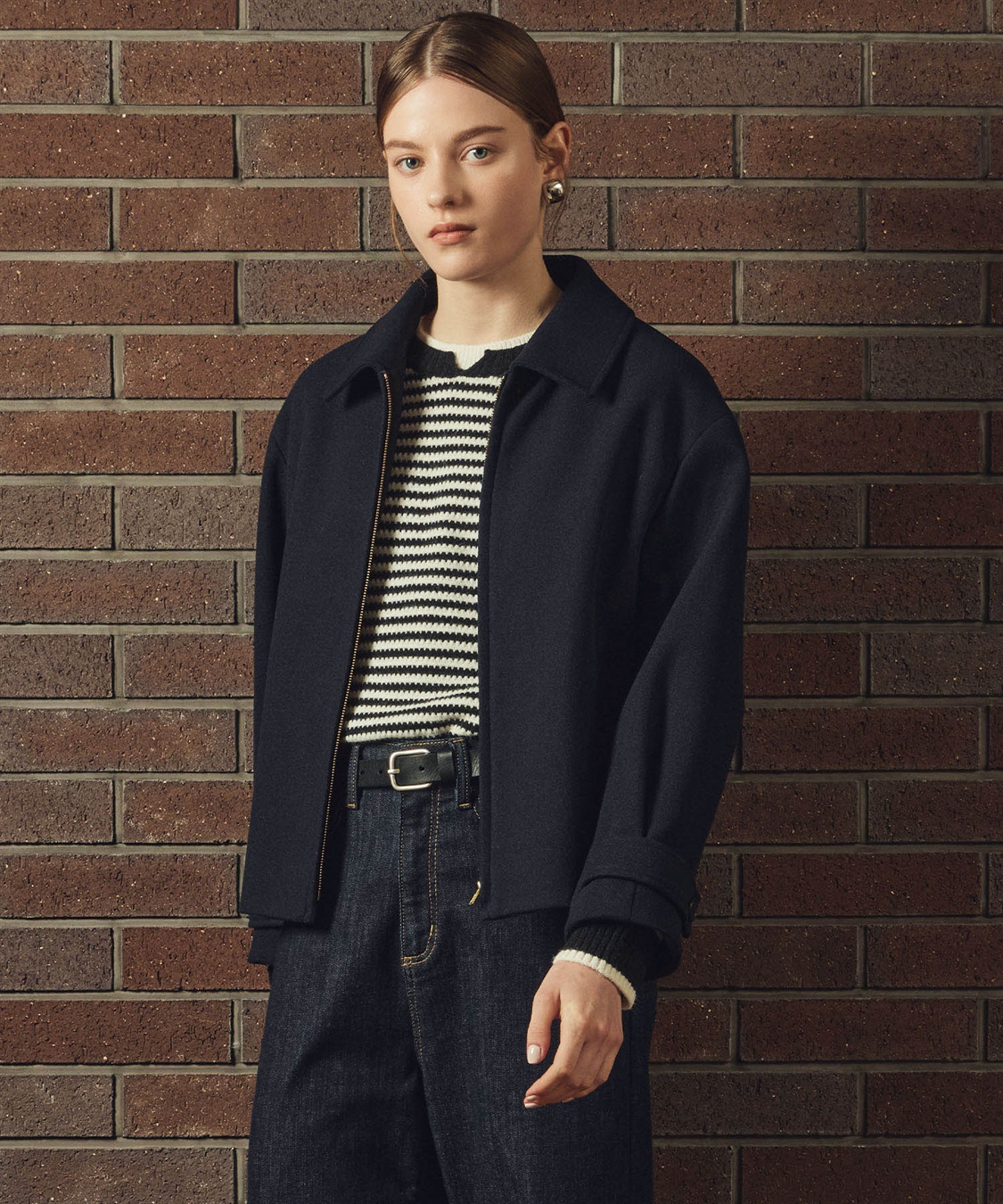 LE SOUK HOLIDAY フェイクウールブルゾン_sub_4