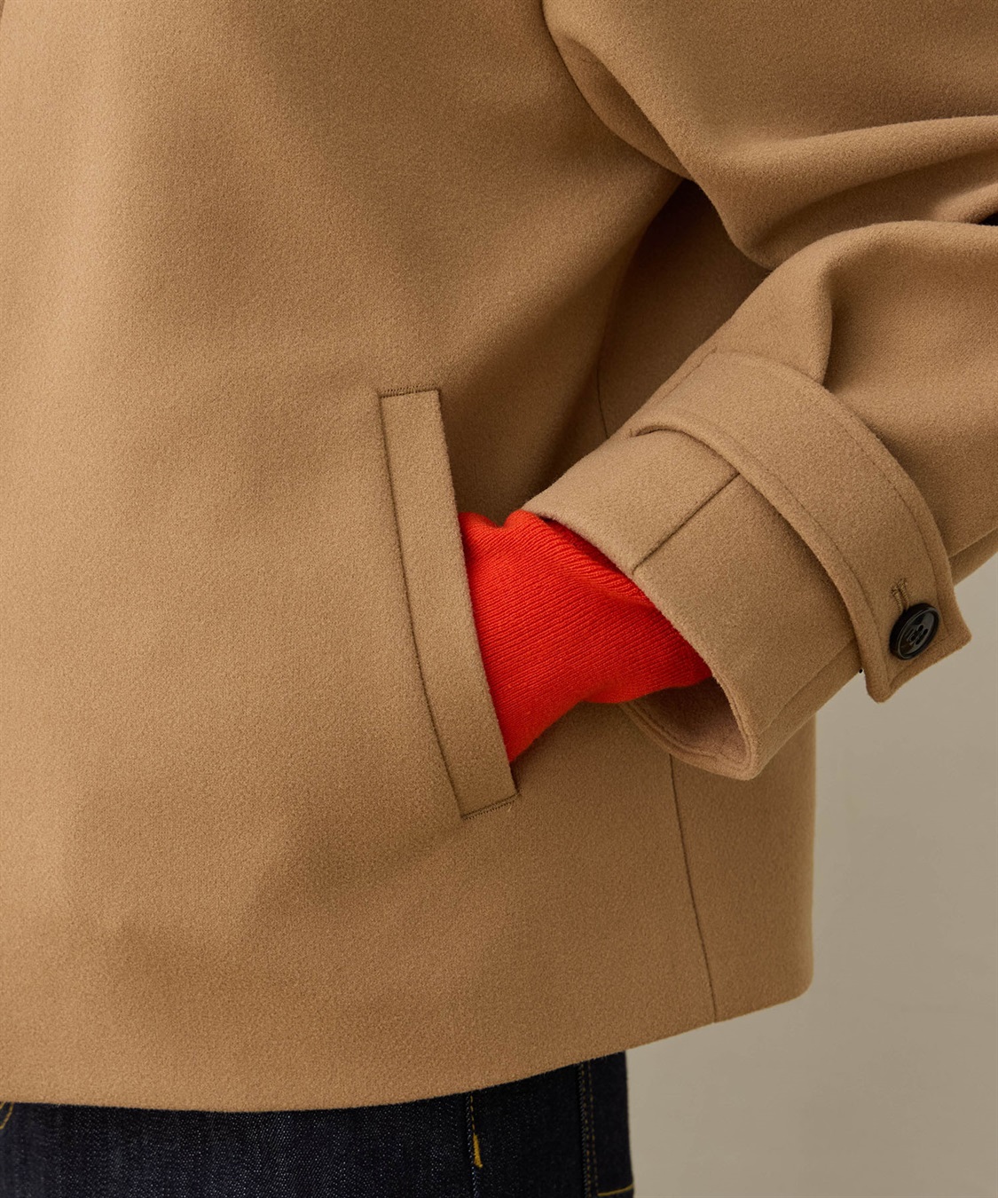 LE SOUK HOLIDAY フェイクウールブルゾン_sub_19