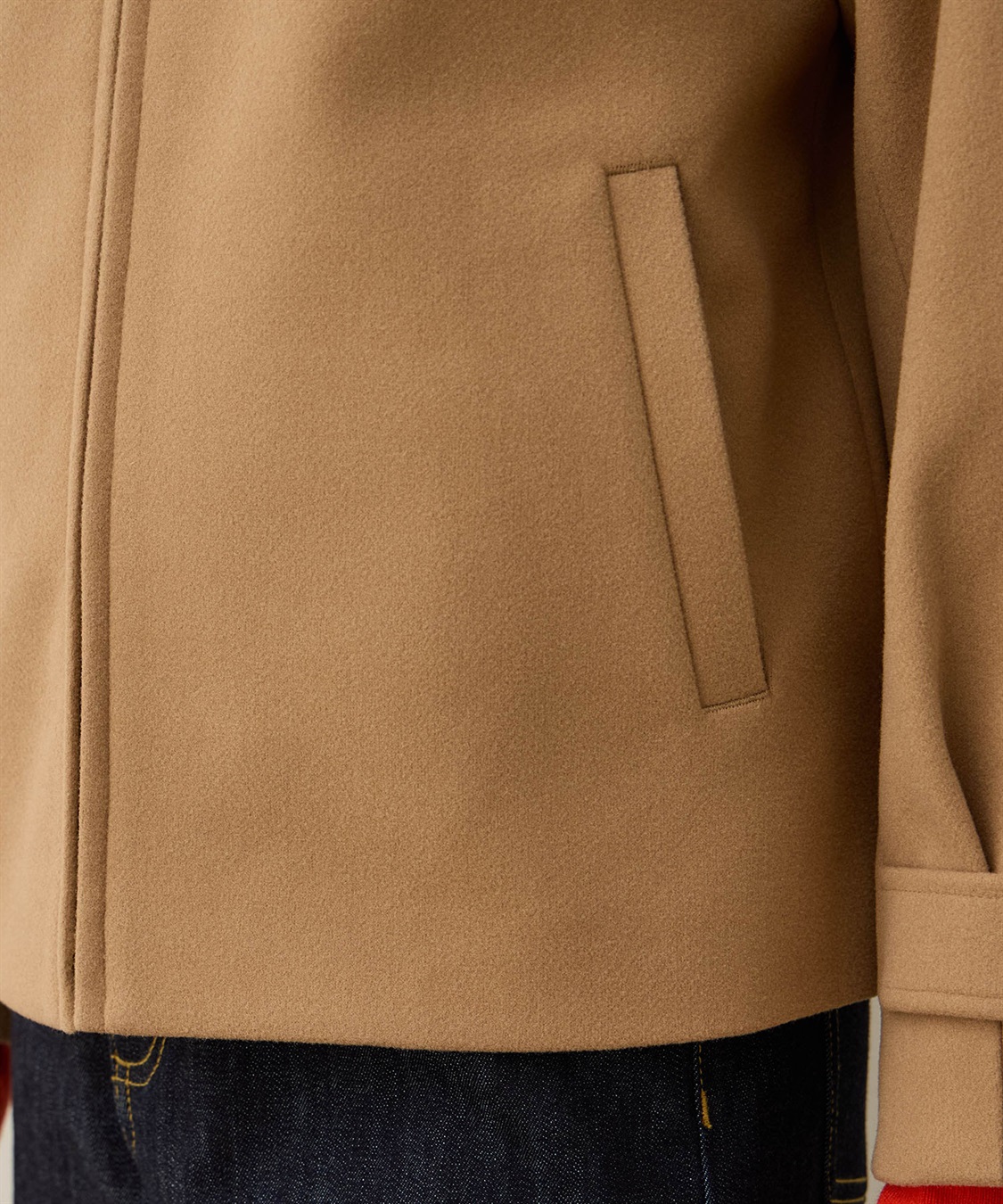 LE SOUK HOLIDAY フェイクウールブルゾン_sub_20