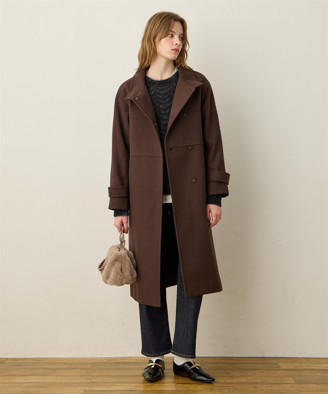 LE SOUK HOLIDAY スタンドロングコート_sub_2