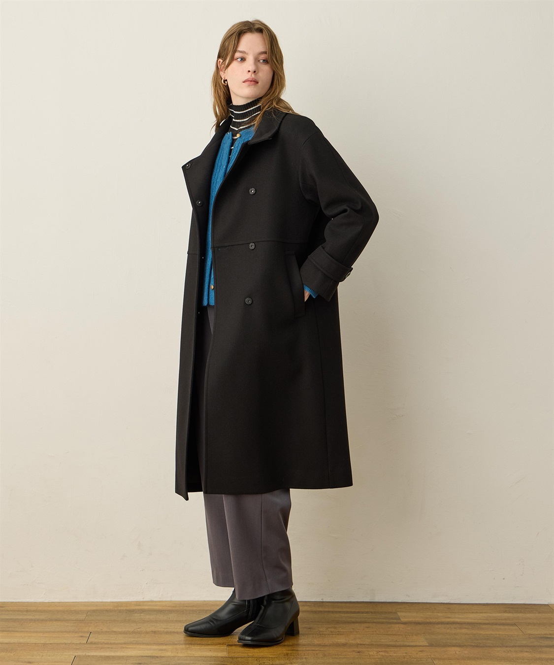 LE SOUK HOLIDAY スタンドロングコート_sub_17