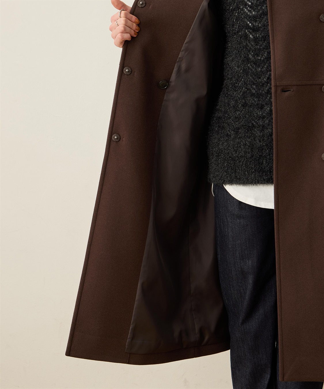 LE SOUK HOLIDAY スタンドロングコート_sub_24