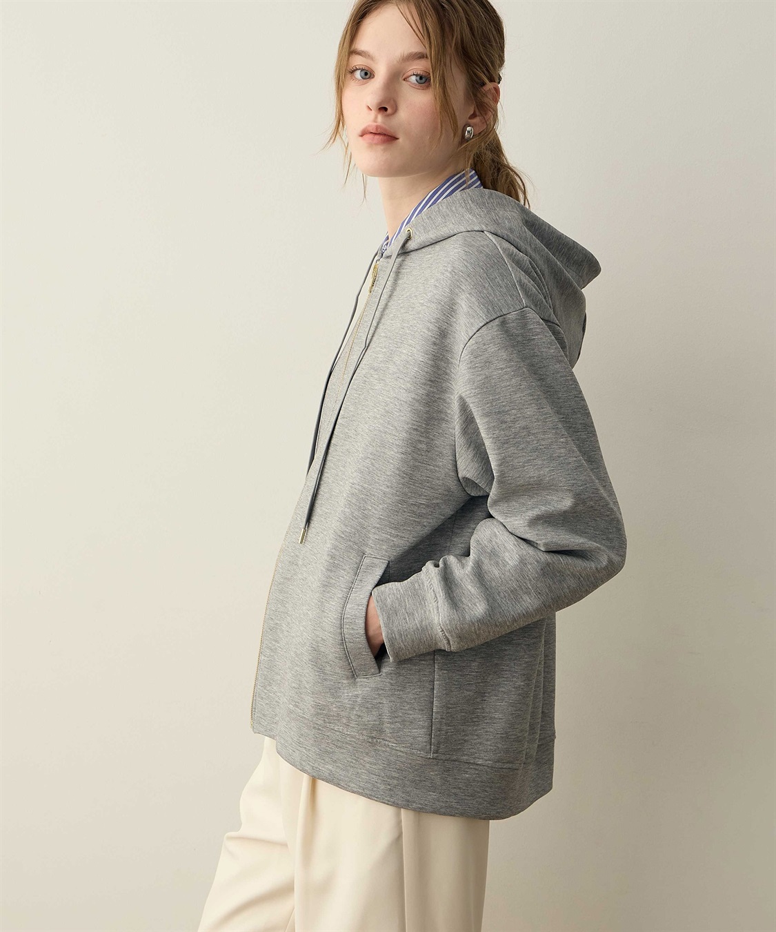 LE SOUK HOLIDAY ワイドジップパーカー_sub_2