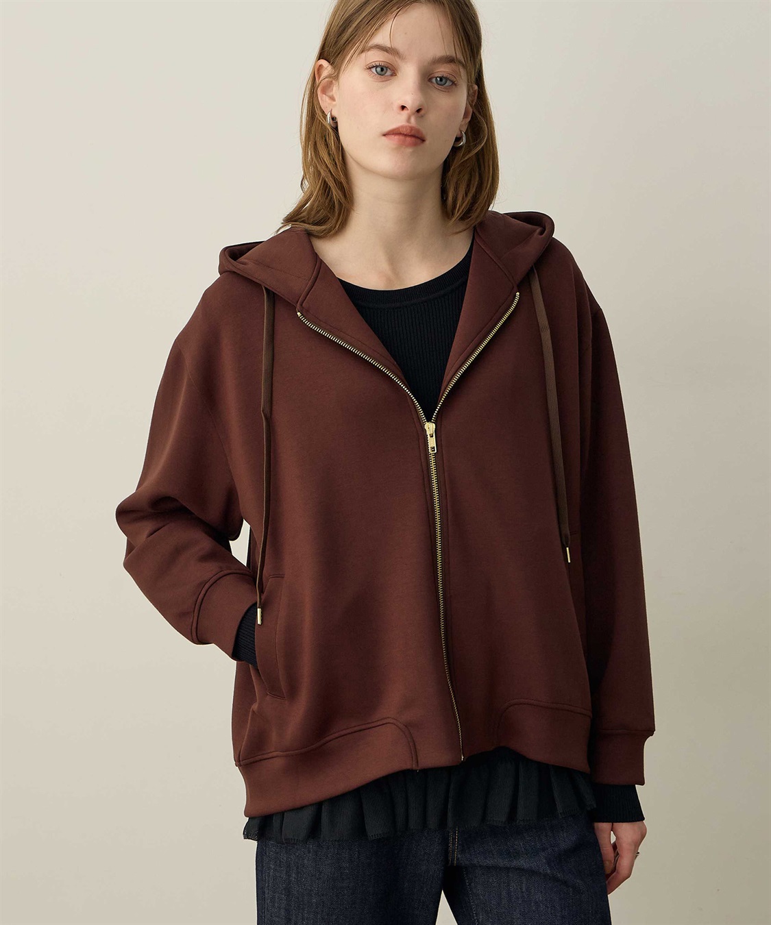 LE SOUK HOLIDAY ワイドジップパーカー_sub_6