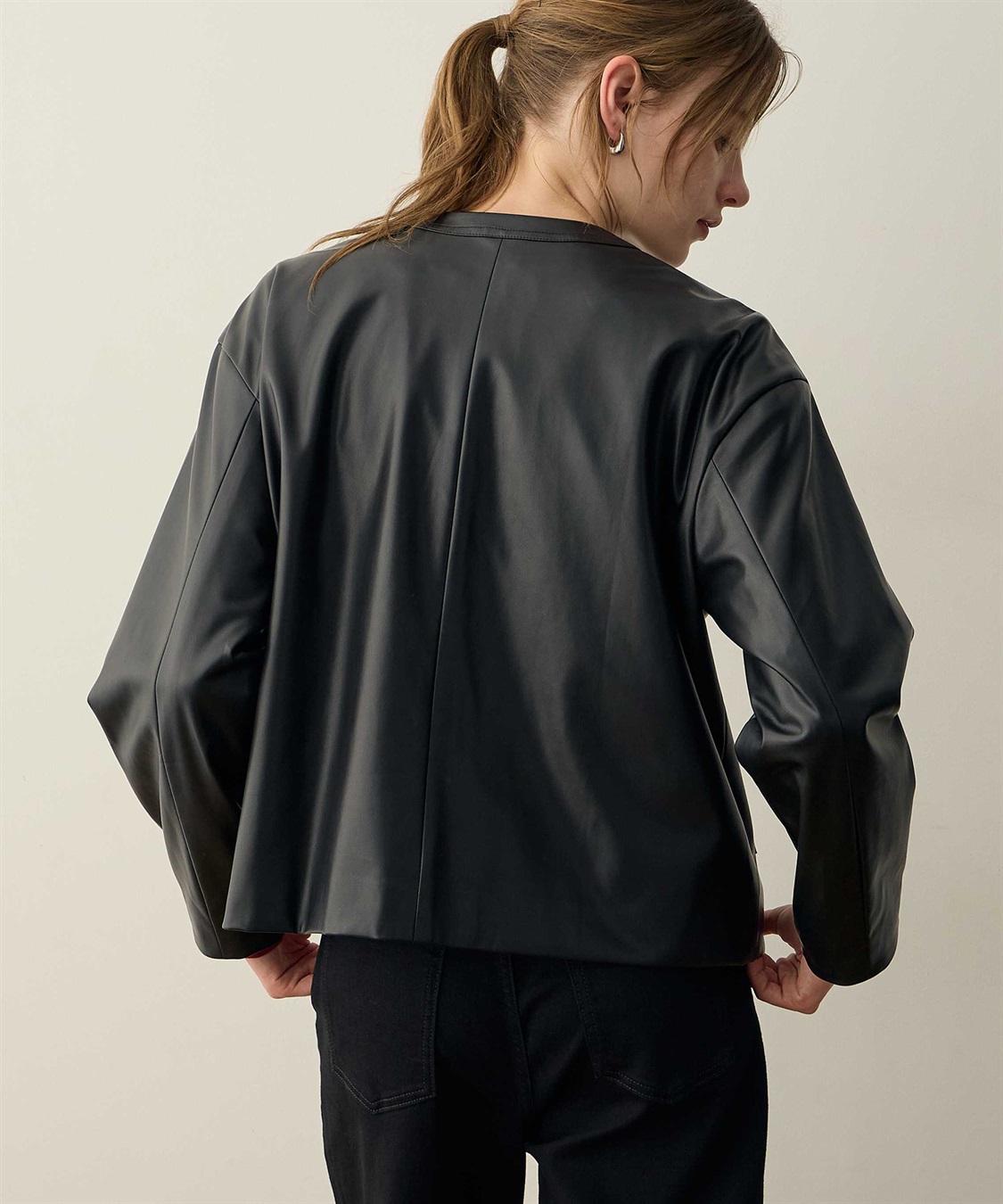 LE SOUK HOLIDAY フェイクレザーブルゾン_sub_7