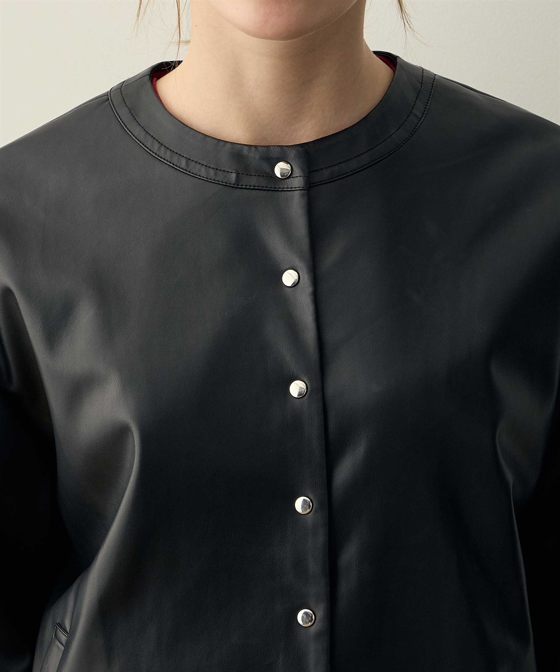 LE SOUK HOLIDAY フェイクレザーブルゾン_sub_11