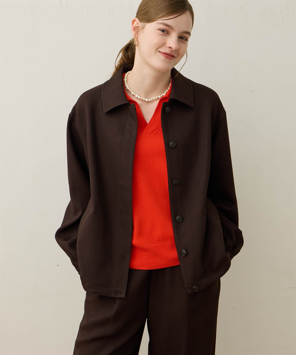 LE SOUK HOLIDAY ウーリッシュドロストブルゾン_sub_2