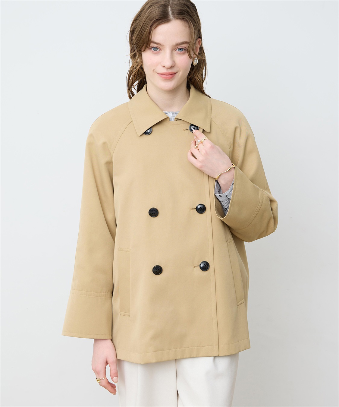 LE SOUK HOLIDAY スタンドショートコート_sub_1