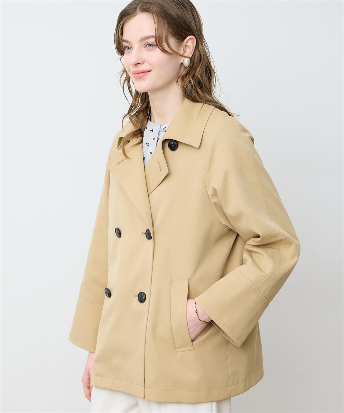 LE SOUK HOLIDAY スタンドショートコート_sub_2