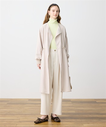 LE SOUK HOLIDAY 【WEB限定】リネンライクガウンロングコート_subthumb_1