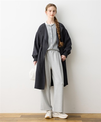 LE SOUK HOLIDAY 【WEB限定】リネンライクガウンロングコート_subthumb_3