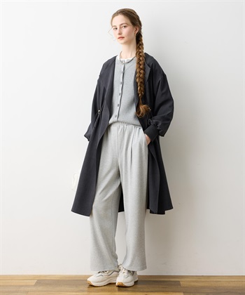 LE SOUK HOLIDAY 【WEB限定】リネンライクガウンロングコート_subthumb_4