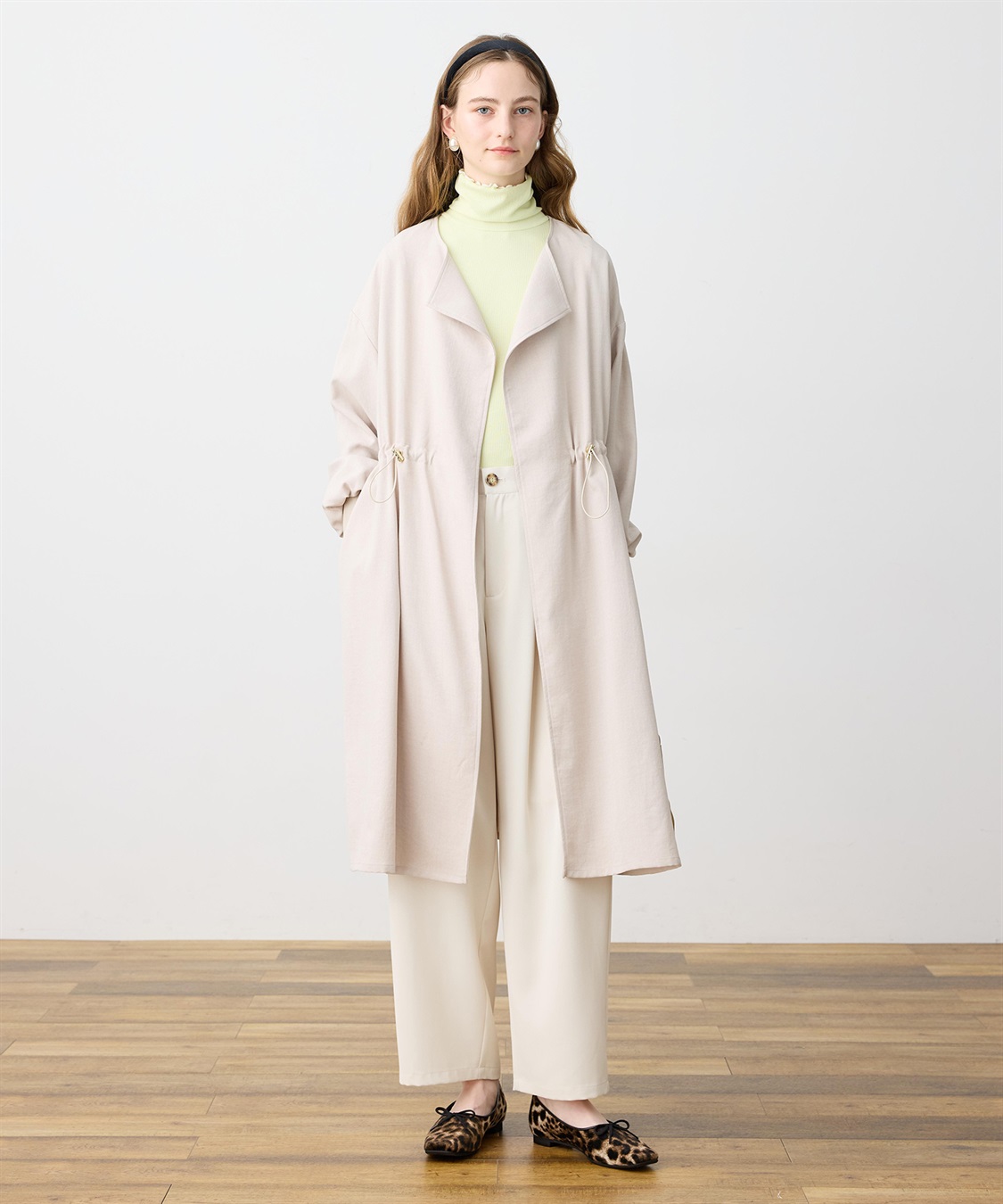 LE SOUK HOLIDAY 【WEB限定】リネンライクガウンロングコート_sub_11