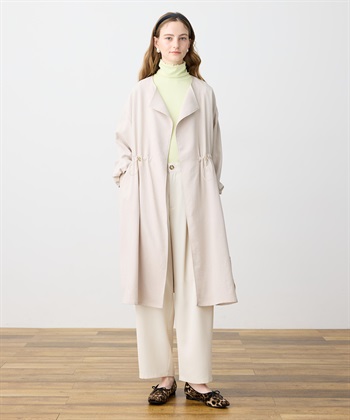 LE SOUK HOLIDAY 【WEB限定】リネンライクガウンロングコート_subthumb_11