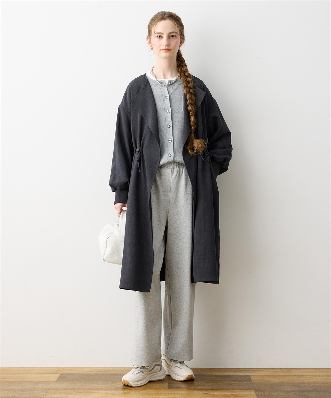 LE SOUK HOLIDAY 【WEB限定】リネンライクガウンロングコート_sub_15