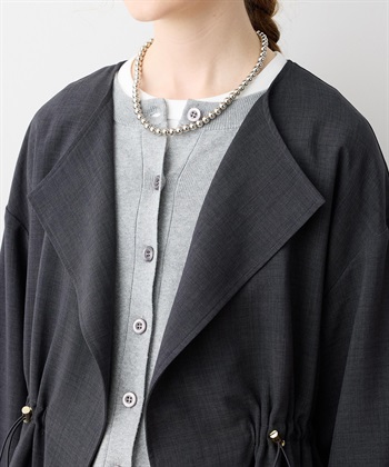 LE SOUK HOLIDAY 【WEB限定】リネンライクガウンロングコート_subthumb_16