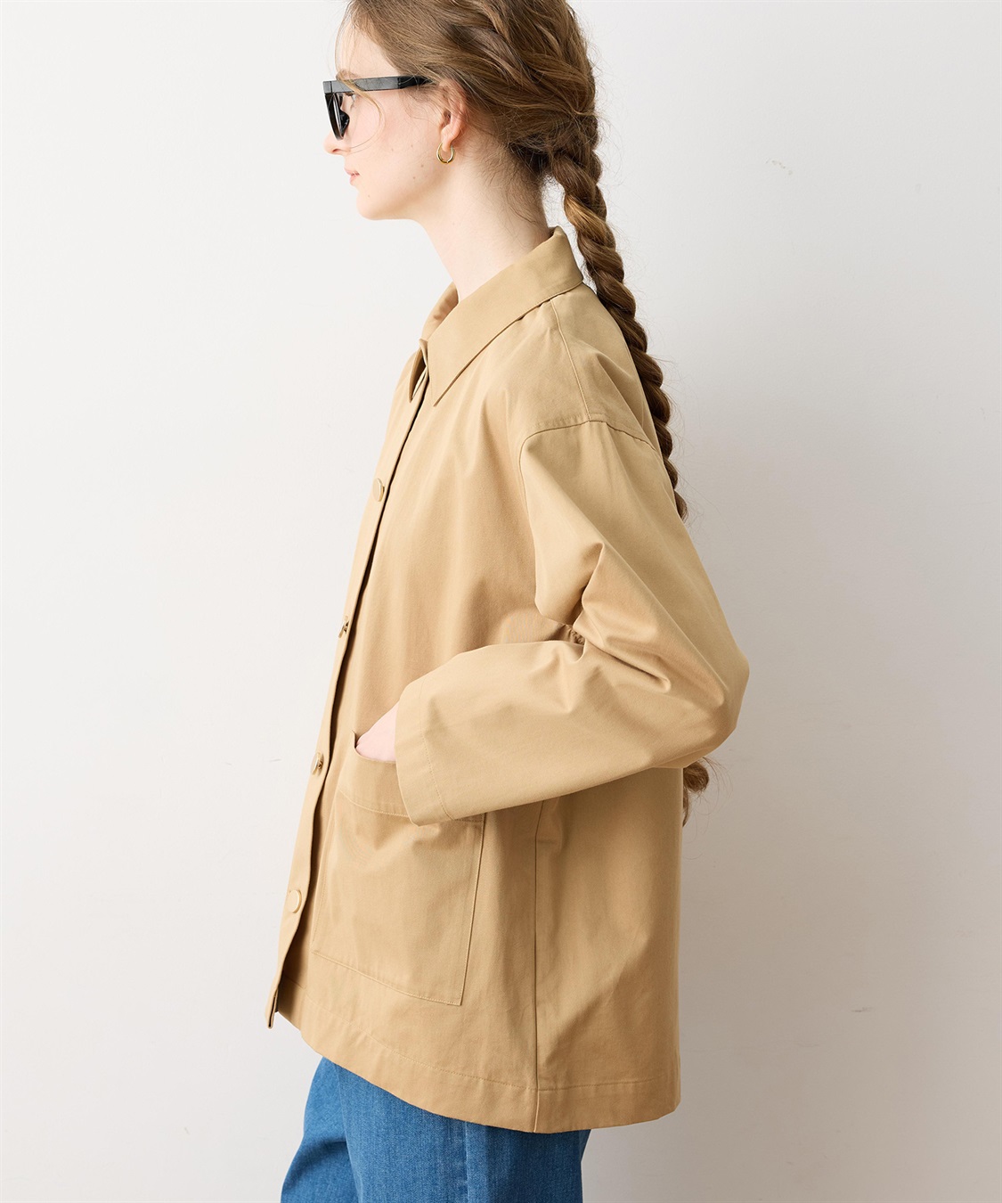 LE SOUK HOLIDAY 金ボタンカバーオールジャケット_sub_4