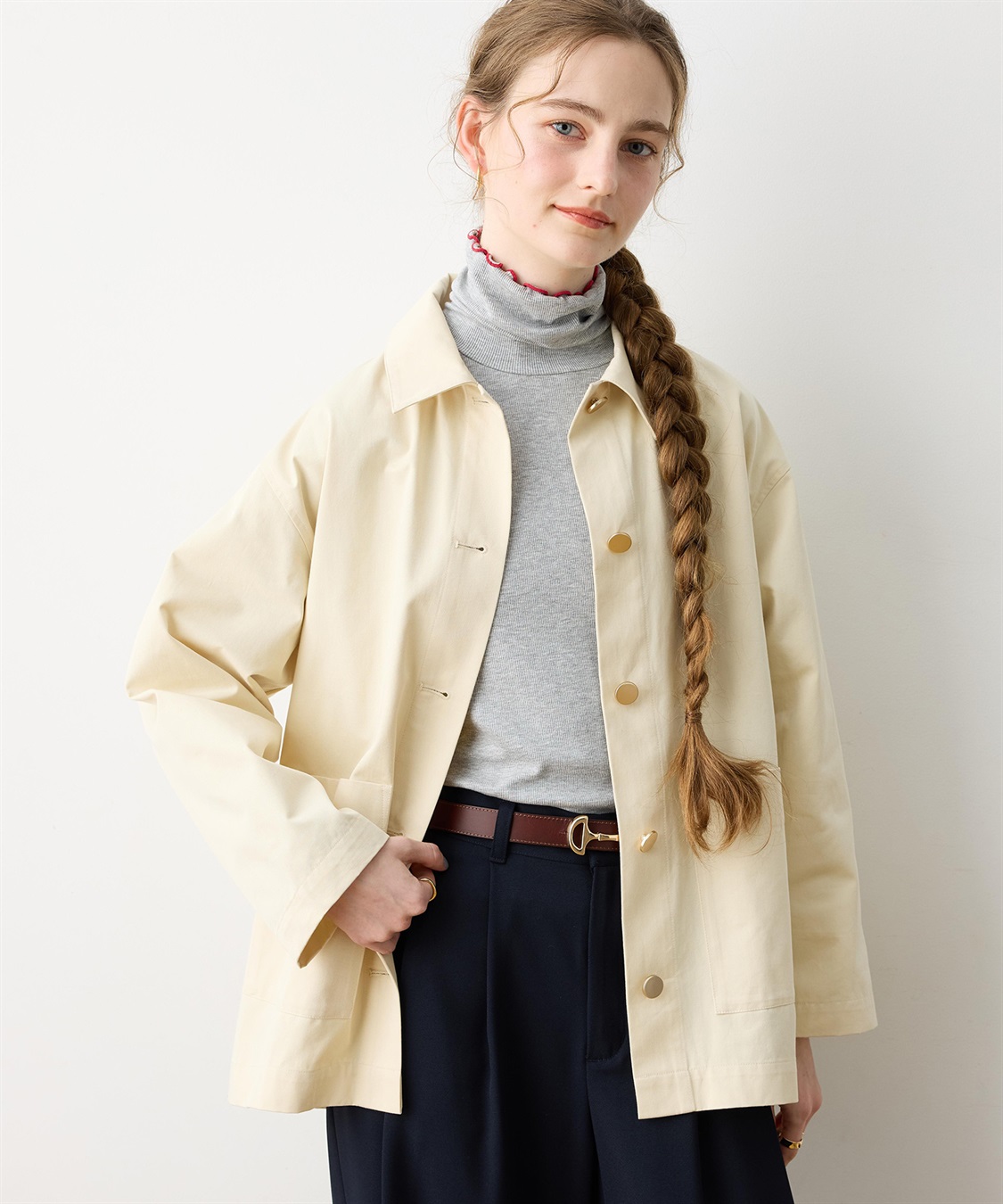 LE SOUK HOLIDAY 金ボタンカバーオールジャケット_sub_8