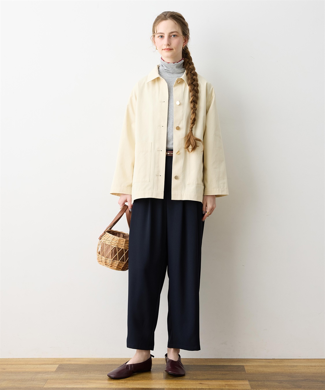 LE SOUK HOLIDAY 金ボタンカバーオールジャケット_sub_13