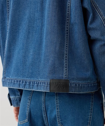 LE SOUK HOLIDAY ノーカラーストレッチデニムジャケット_subthumb_21