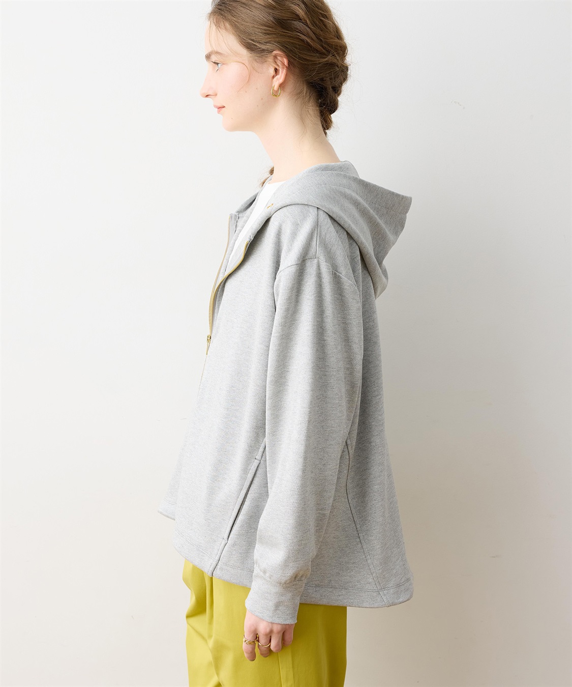 LE SOUK HOLIDAY ドロストジップパーカー_sub_3