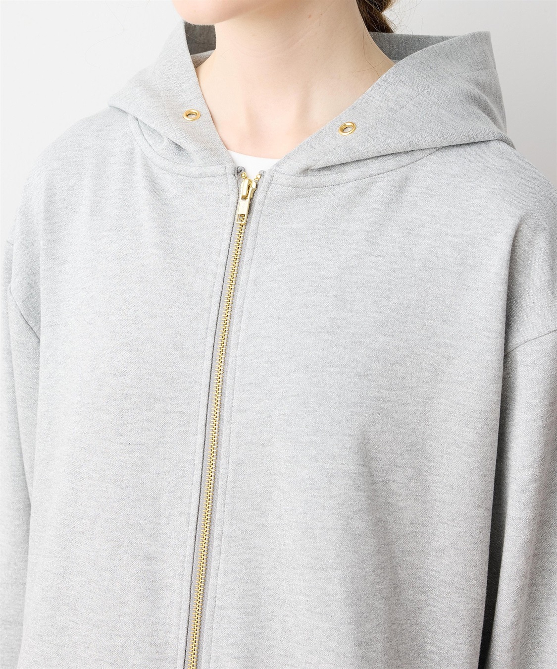 LE SOUK HOLIDAY ドロストジップパーカー_sub_12