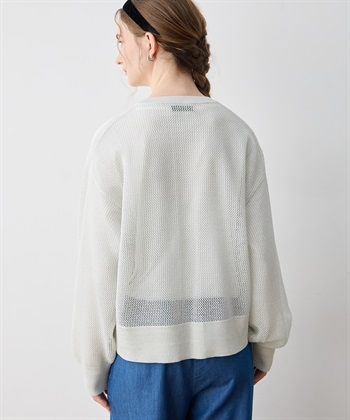 LE SOUK HOLIDAY ラメメッシュジップアップブルゾン【ハンドウォッシャブル】_subthumb_6