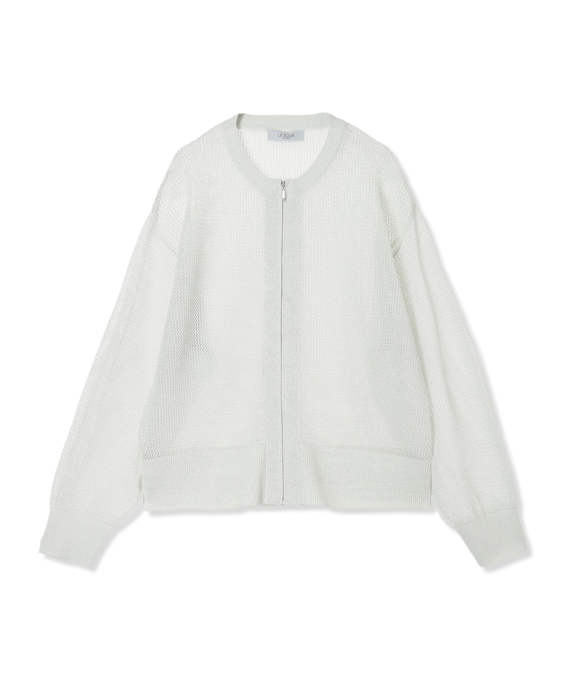 LE SOUK HOLIDAY ラメメッシュジップアップブルゾン【ハンドウォッシャブル】_sub_20