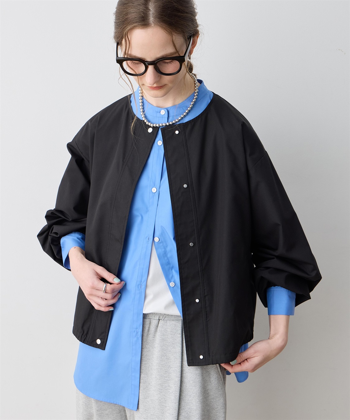 LE SOUK HOLIDAY ストライプブルゾン_sub_1