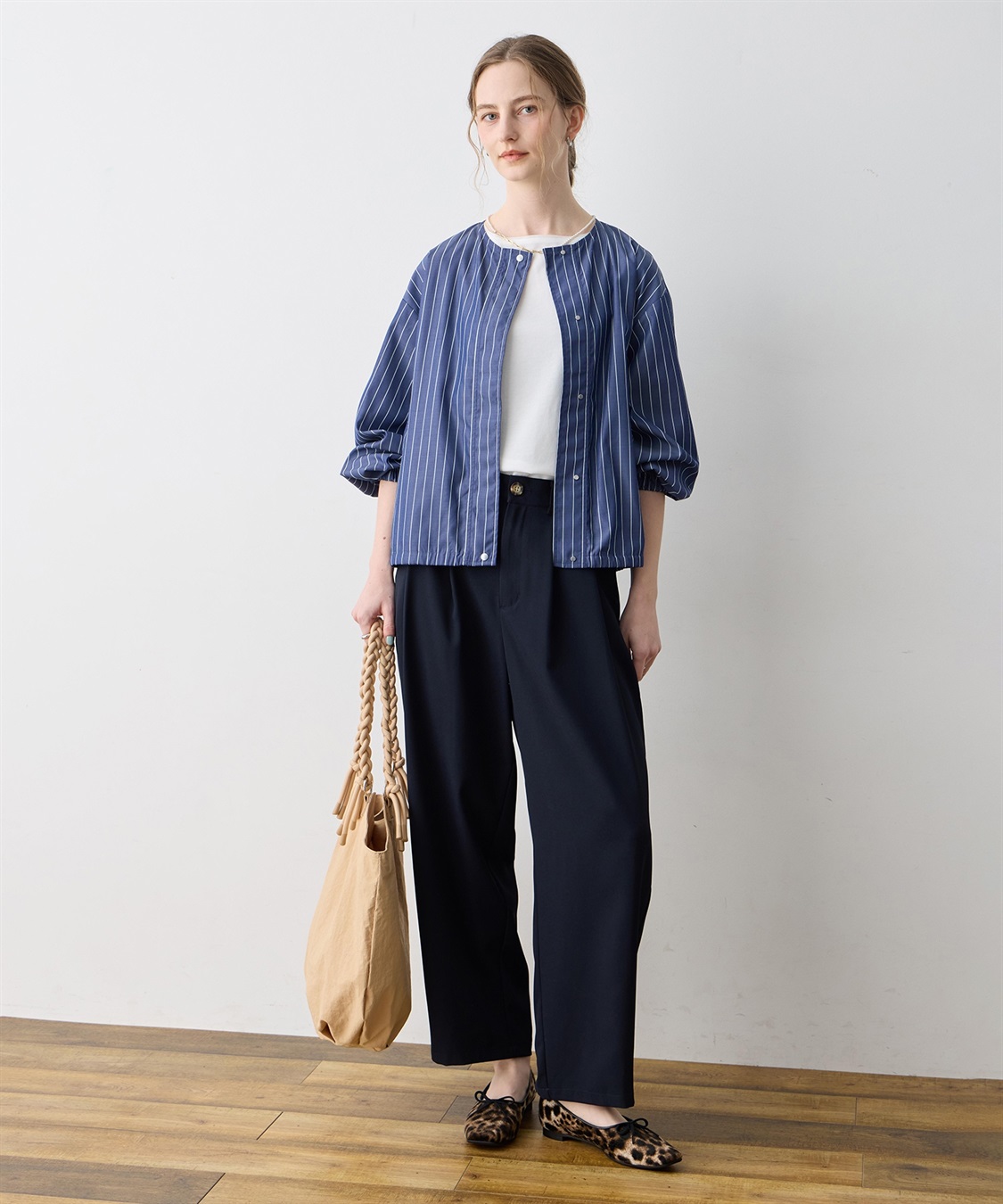 LE SOUK HOLIDAY ストライプブルゾン_sub_12