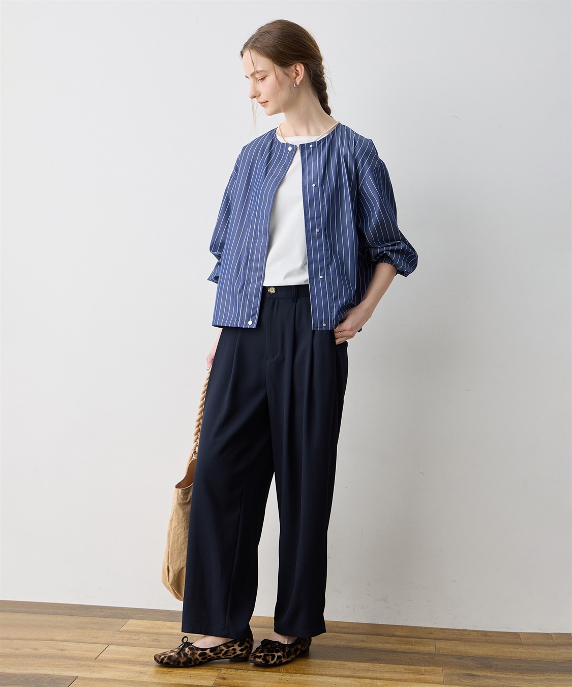 LE SOUK HOLIDAY ストライプブルゾン_sub_13