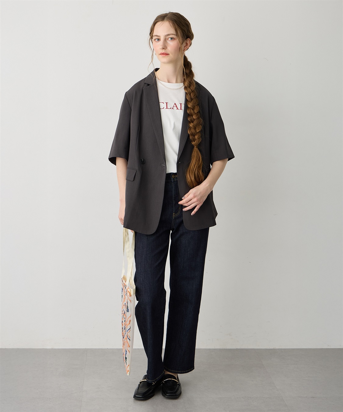LE SOUK HOLIDAY リネンライクハーフスリーブジャケット【セットアップ対応】_sub_15