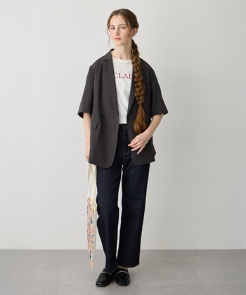 LE SOUK HOLIDAY リネンライクハーフスリーブジャケット【セットアップ対応】_subthumb_15