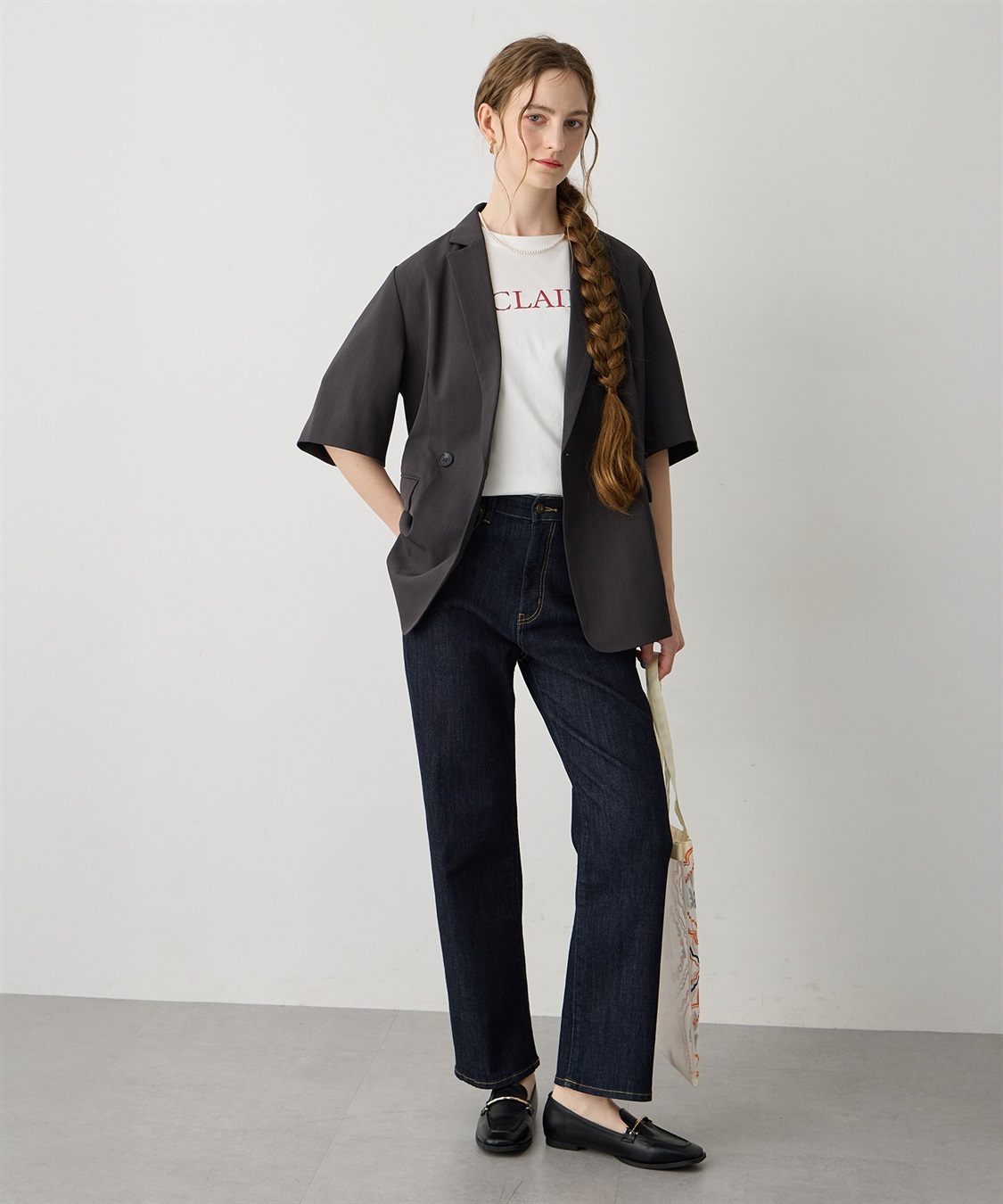 LE SOUK HOLIDAY リネンライクハーフスリーブジャケット【セットアップ対応】_sub_18