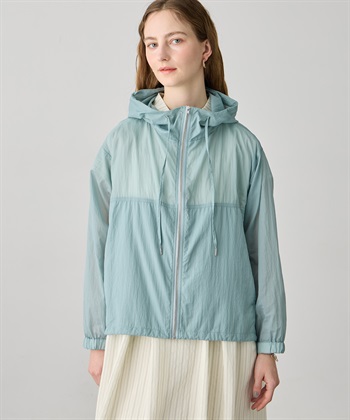 LE SOUK HOLIDAY シアーナイロンジップパーカー【接触冷感・UVカット】_subthumb_2