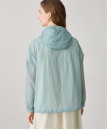 LE SOUK HOLIDAY シアーナイロンジップパーカー【接触冷感・UVカット】_subthumb_4