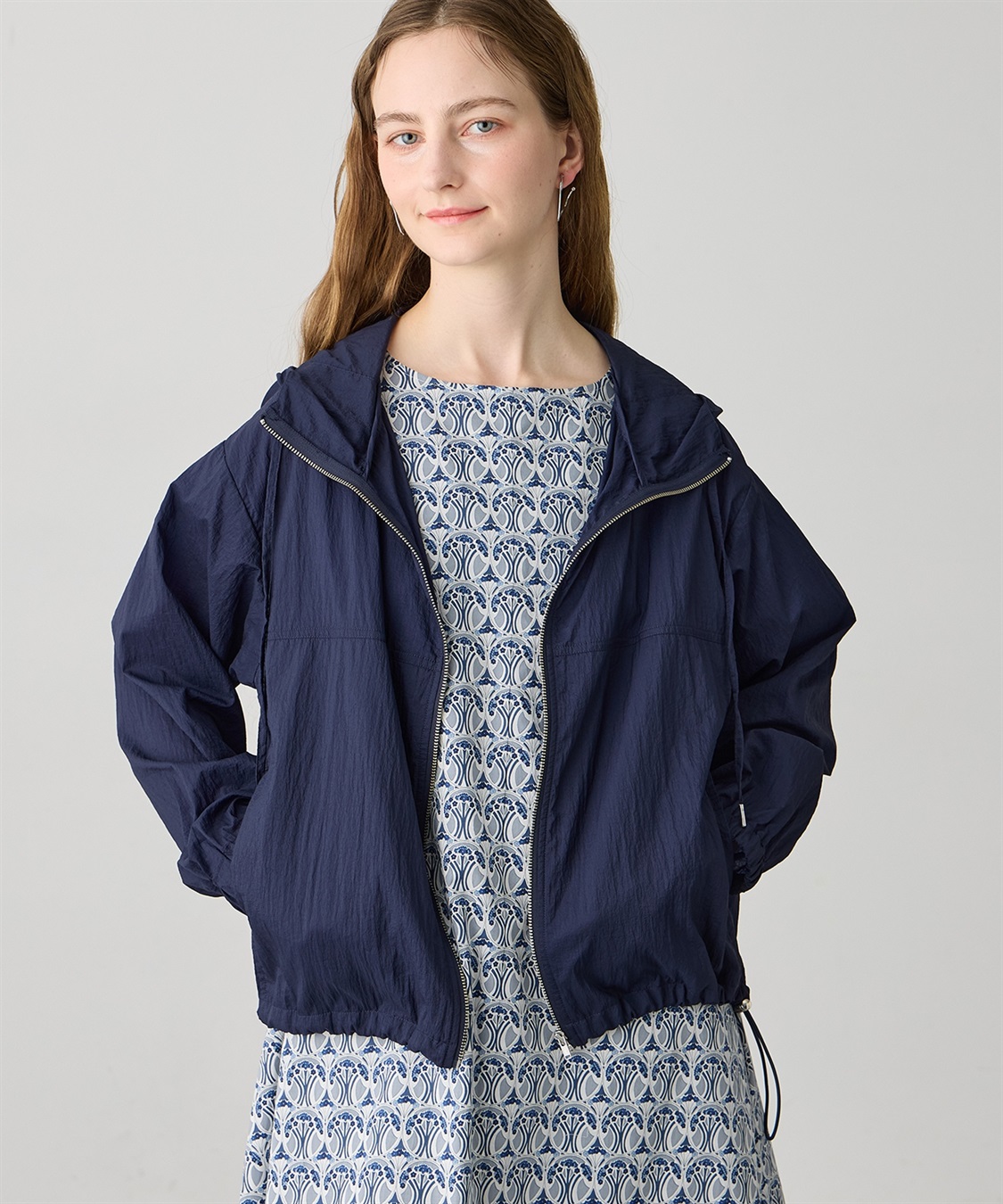 LE SOUK HOLIDAY シアーナイロンジップパーカー【接触冷感・UVカット】_sub_8