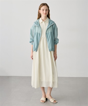 LE SOUK HOLIDAY シアーナイロンジップパーカー【接触冷感・UVカット】_subthumb_15