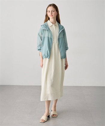 LE SOUK HOLIDAY シアーナイロンジップパーカー【接触冷感・UVカット】_subthumb_18