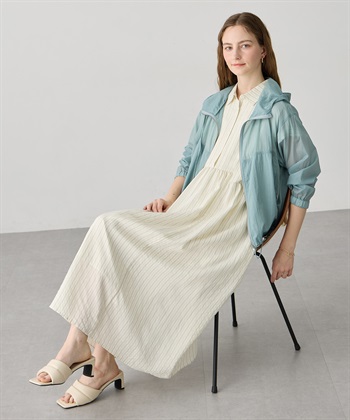 LE SOUK HOLIDAY シアーナイロンジップパーカー【接触冷感・UVカット】_subthumb_21