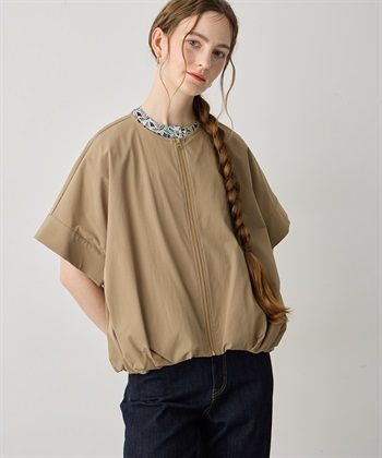 LE SOUK HOLIDAY ナイロンジップアップブルゾン【接触冷感】_subthumb_1