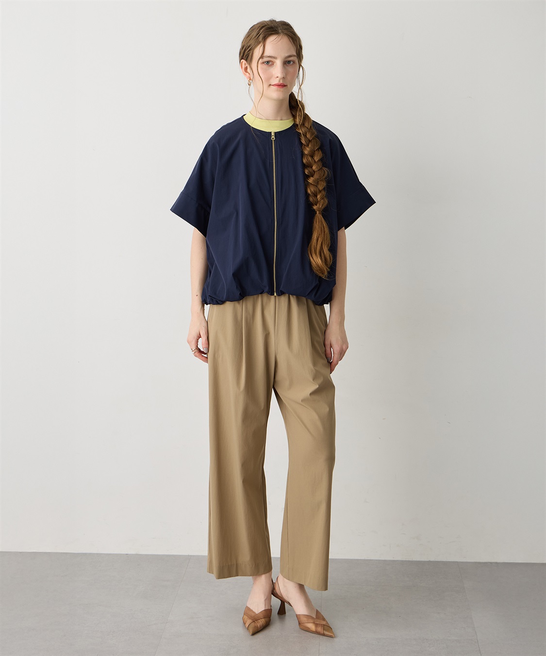 LE SOUK HOLIDAY ナイロンジップアップブルゾン【接触冷感】_sub_9