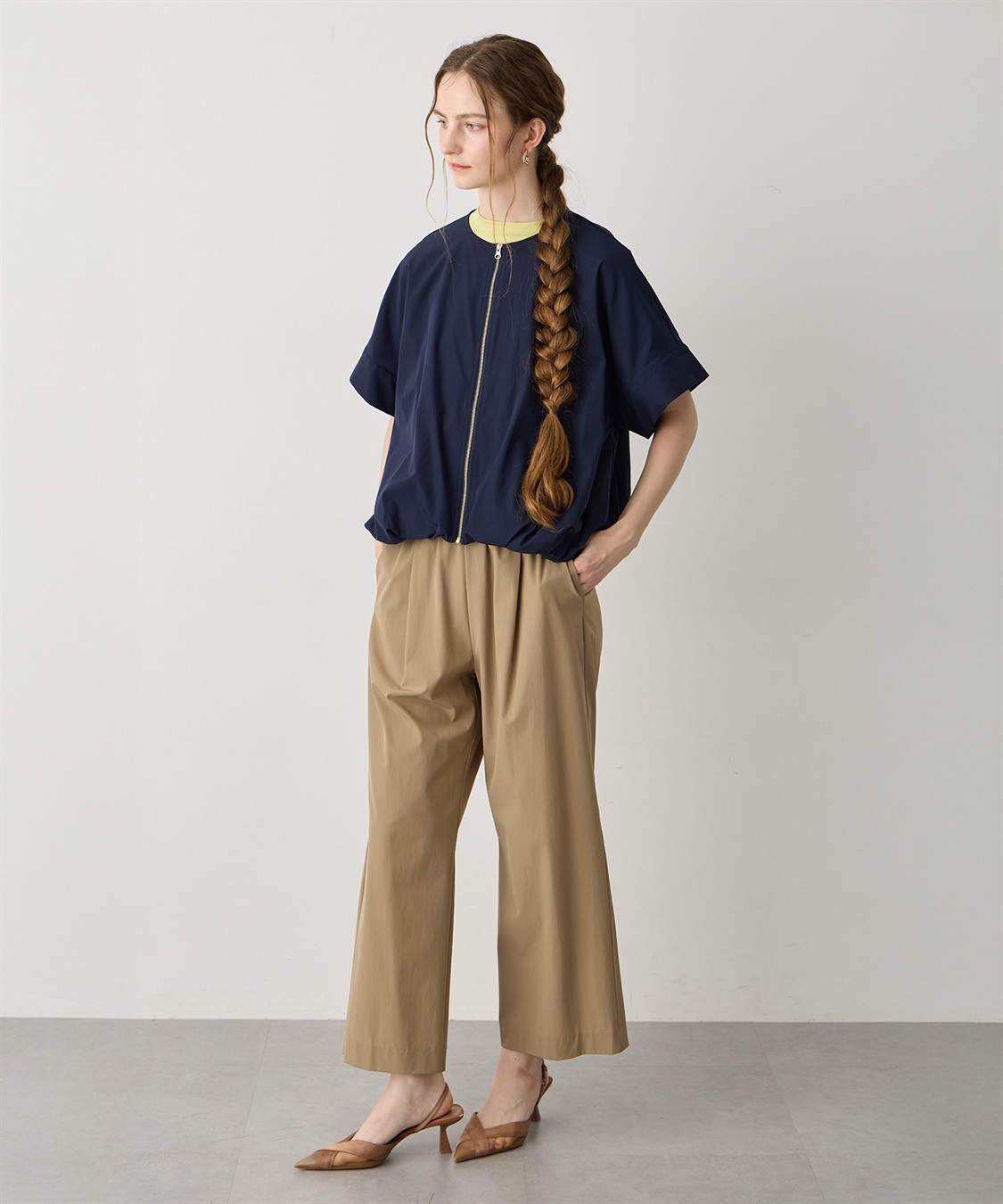 LE SOUK HOLIDAY ナイロンジップアップブルゾン【接触冷感】_sub_10