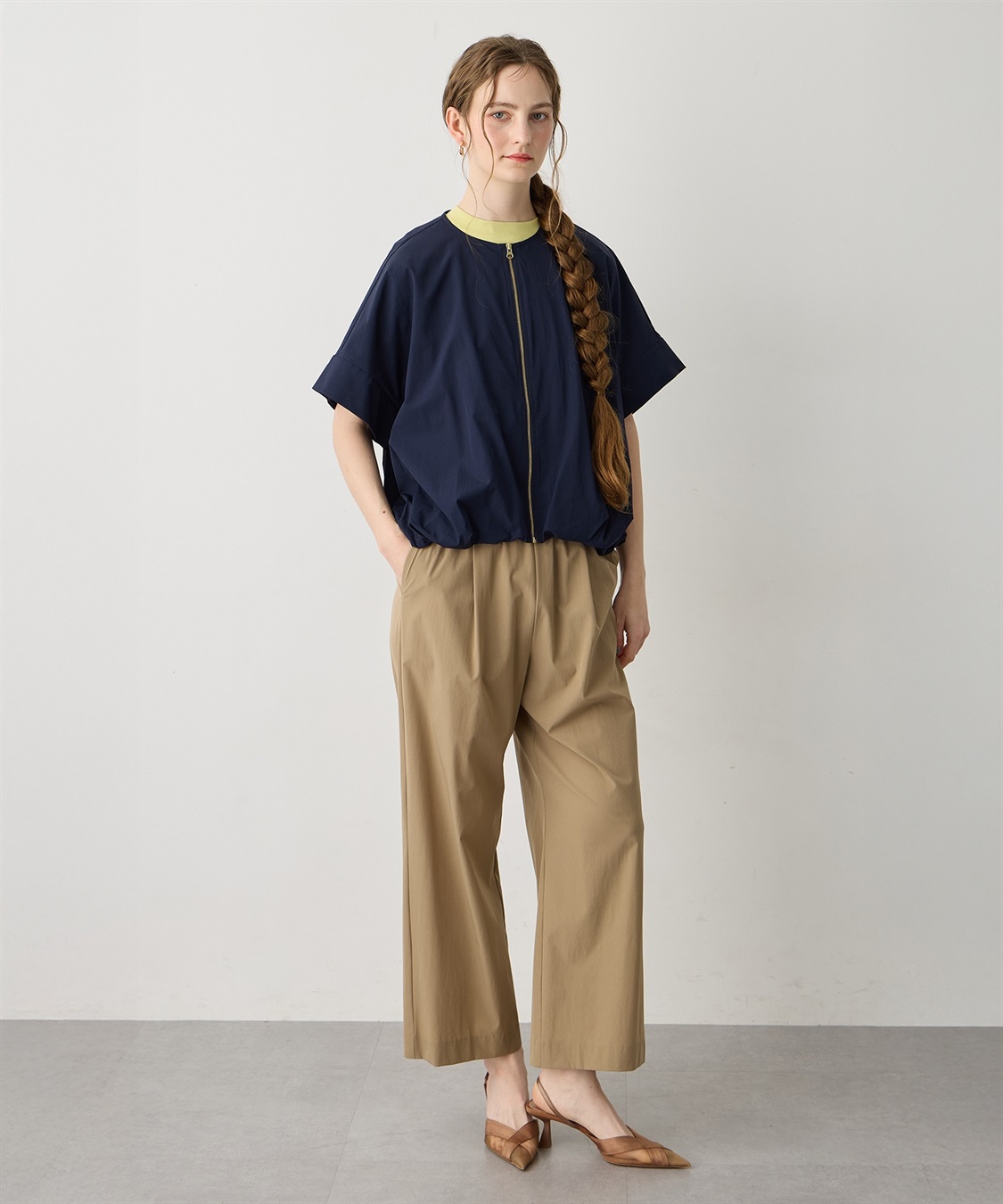 LE SOUK HOLIDAY ナイロンジップアップブルゾン【接触冷感】_sub_11