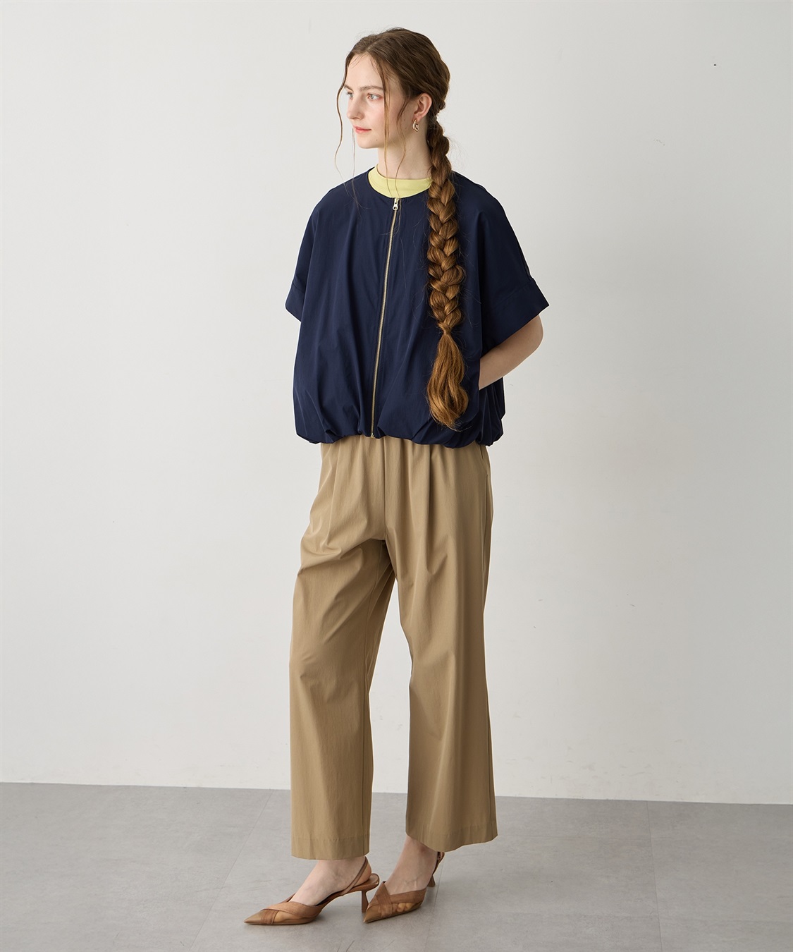 LE SOUK HOLIDAY ナイロンジップアップブルゾン【接触冷感】_sub_12